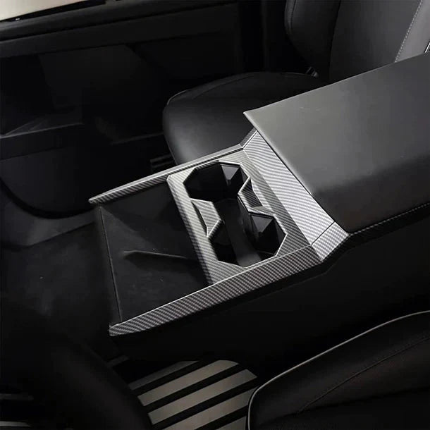 Dry Carbon Fiber Center Console Cup Holder for Cybertruck