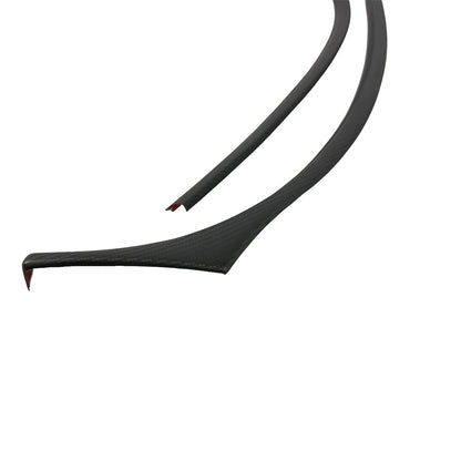 Dry Carbon Fiber Upper Dash Overlay for Model 3 / Y