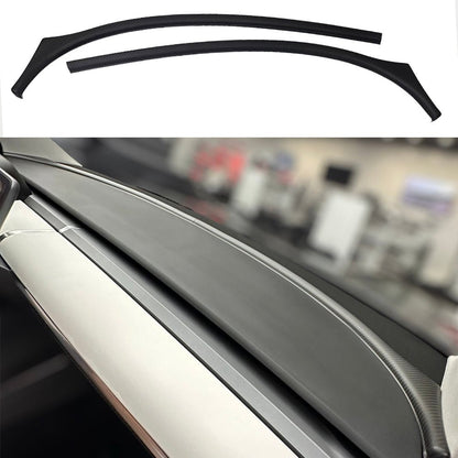 Dry Carbon Fiber Upper Dash Overlay for Model 3 / Y