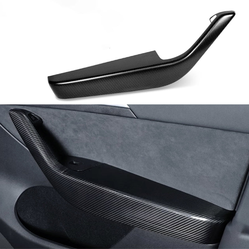 Dry Carbon Fibre Door Armrest Covers for Tesla Model Y / Model Y Juniper