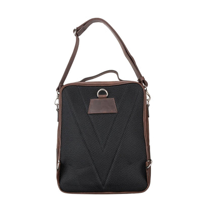 Elmira Leather Laptop Backpack for Men and Women