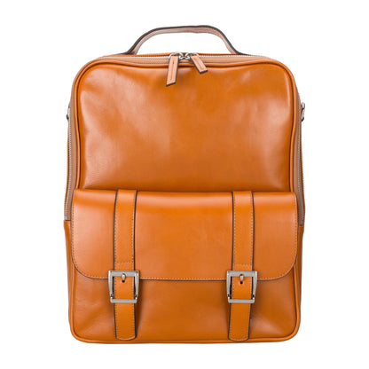 Elmira Leather Laptop Backpack for Men and Women