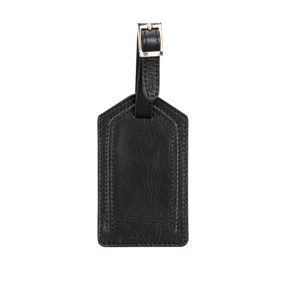 Estes Genuine Leather Luggage Tag with AirTag Slot