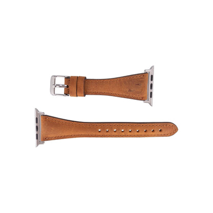 Evansville Slim Leather Bands for Apple Watch 9, Ultra 2 & SE