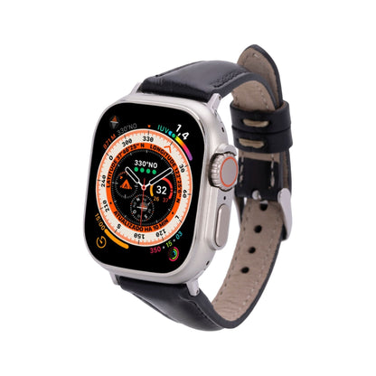 Evansville Slim Leather Bands for Apple Watch 9, Ultra 2 & SE