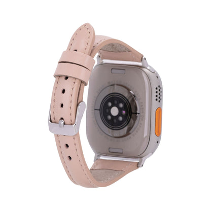 Evansville Slim Leather Bands for Apple Watch 9, Ultra 2 & SE