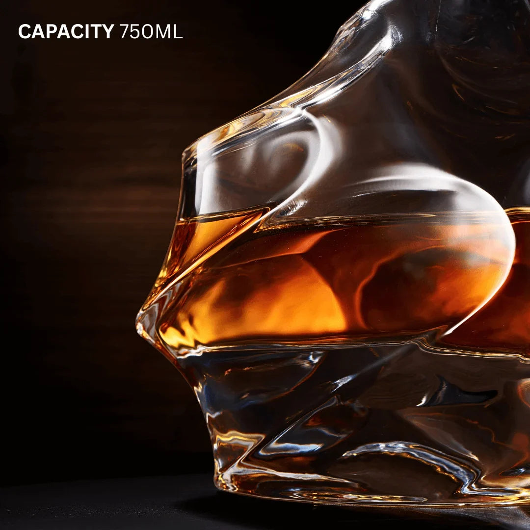 Storm Japanese Crystal Whisky Decanter