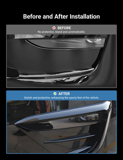 Fog Light Spoiler cover for Tesla Model Y