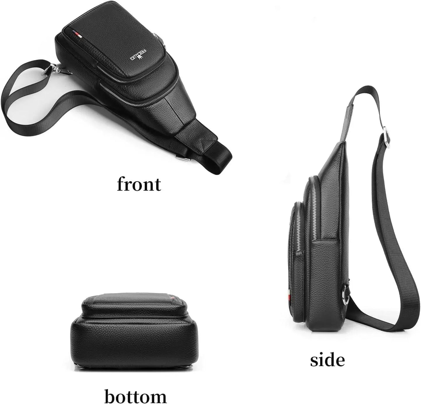 Vegan Leather Chest Bag – Sleek & Functional