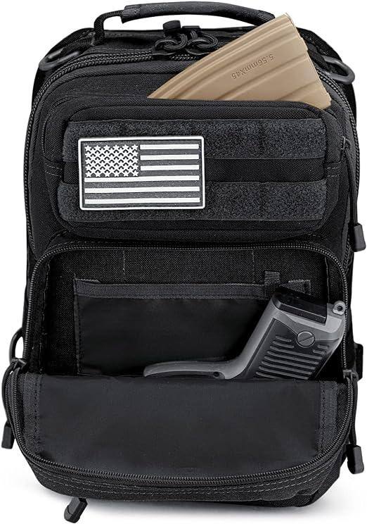 Compact Tactical MOLLE Sling Bag – Rugged & Versatile