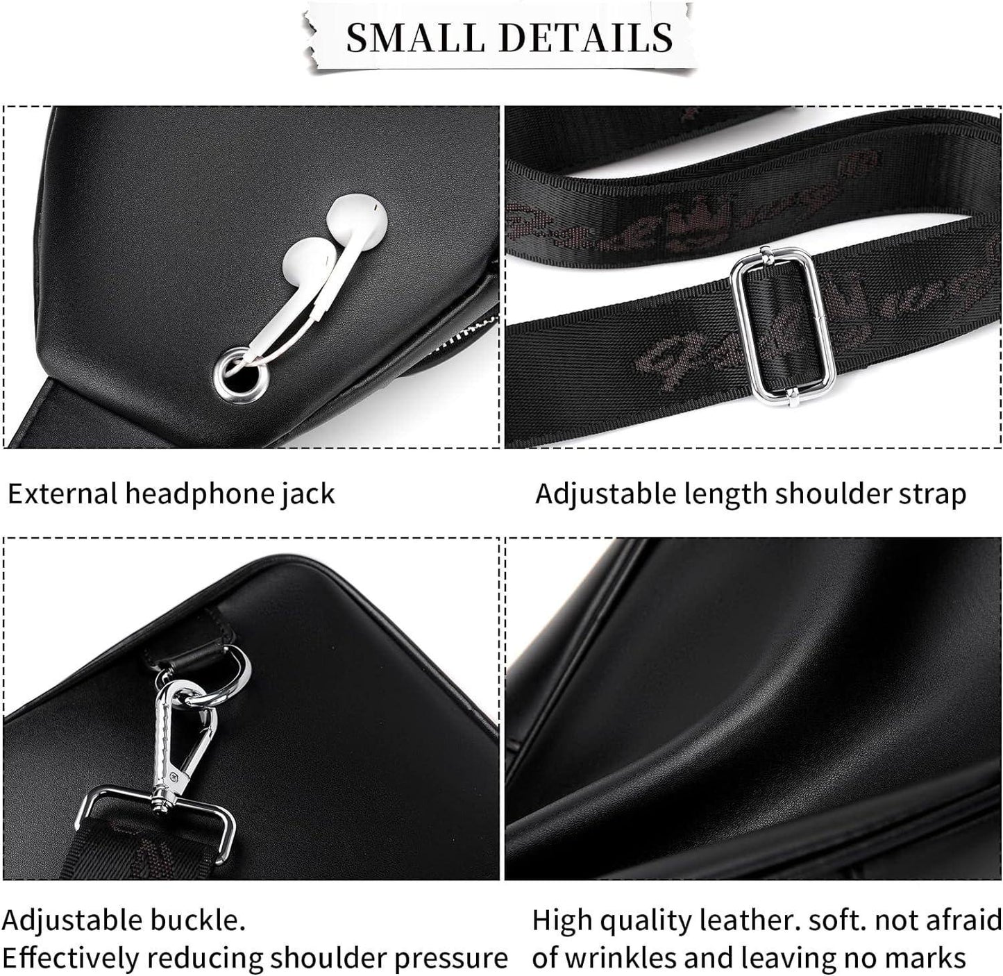 Vegan Leather Sling Backpack – Vintage & Modern