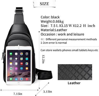 Vegan Leather Sling Backpack – Vintage & Modern