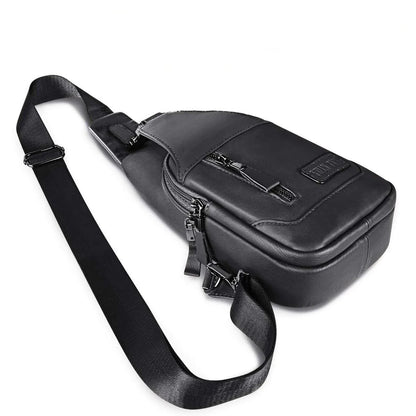 Executive Leather Sling Bag – Sophisticated & Functional