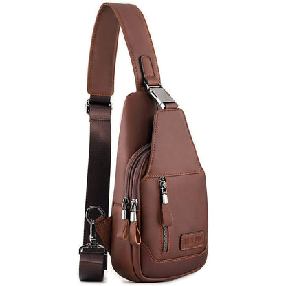Executive Leather Sling Bag – Sophisticated & Functional