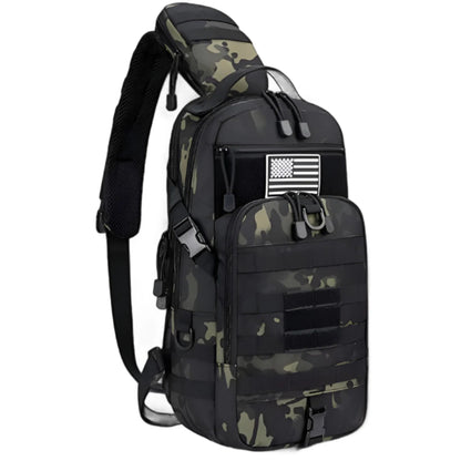 Hidden Compartment Tactical Sling Backpack – Durable & Ergonomic