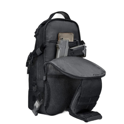 Hidden Compartment Tactical Sling Backpack – Durable & Ergonomic