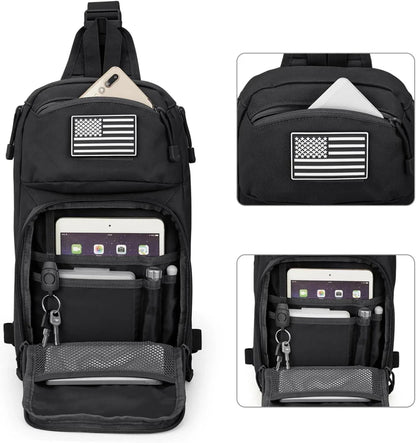 10L MOLLE Tactical Sling Backpack – Durable & Mission-Ready