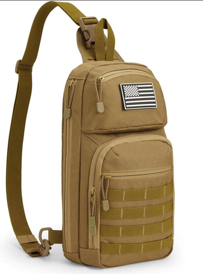 10L MOLLE Tactical Sling Backpack – Durable & Mission-Ready