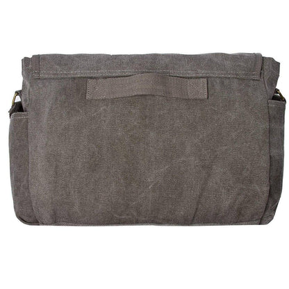 Stylish Messenger Bag – Cotton Canvas Laptop Crossbody