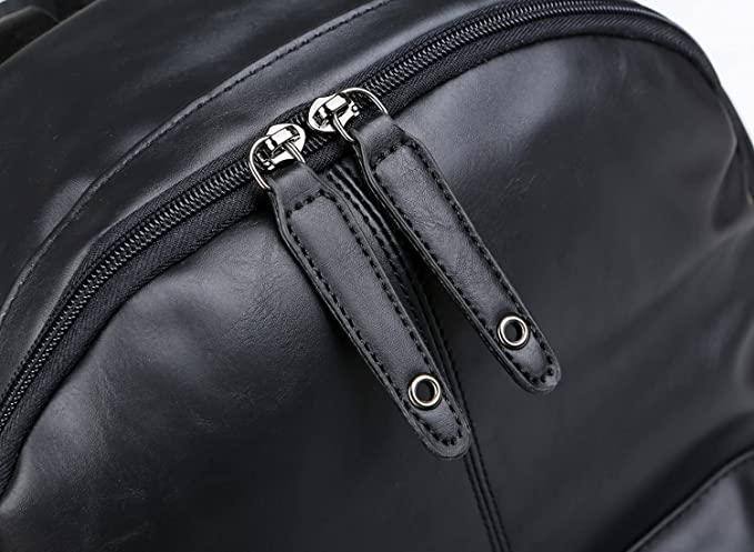 Vegan Leather Laptop Backpack – Scratch-Proof 15.6″ Carry