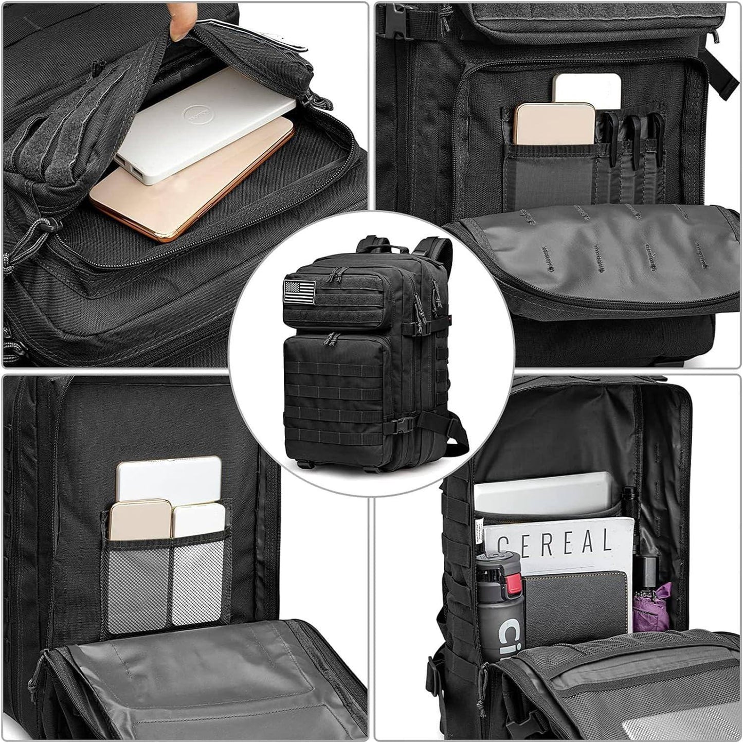 Military Tactical Backpack – 1000D 40L-50L MOLLE Assault Pack
