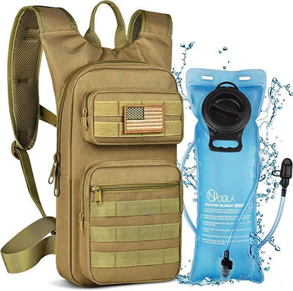 18" Tactical Hydration Backpack – Rugged & Hydrated