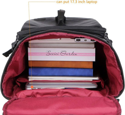 Soft Leather Duffel Bag – 40L Convertible Vegan Travel Bag