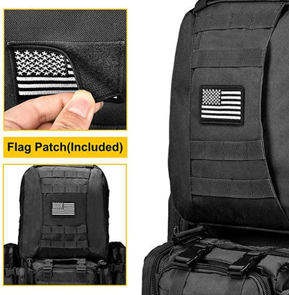 FR Fashion Co. 50L Carry-All Military Tactical Backpack