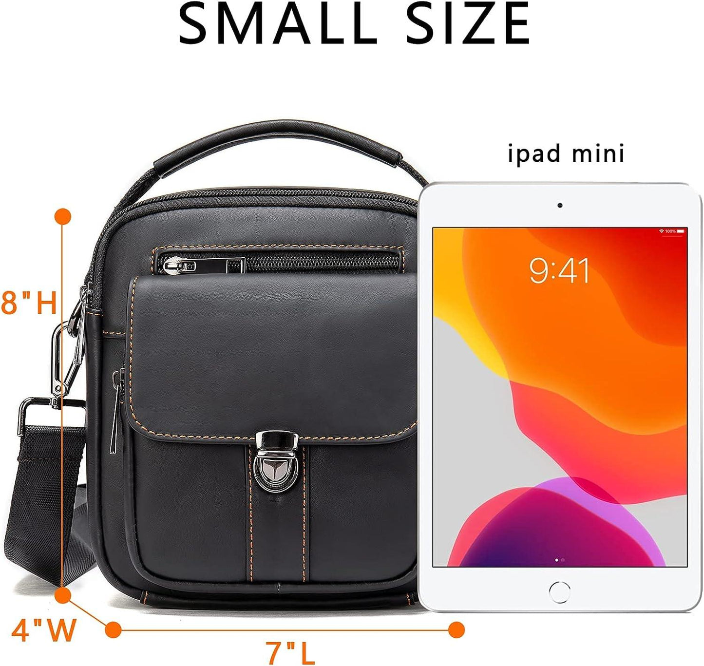 FR Fashion Co. Mini Genuine Leather Crossbody Chest Bag