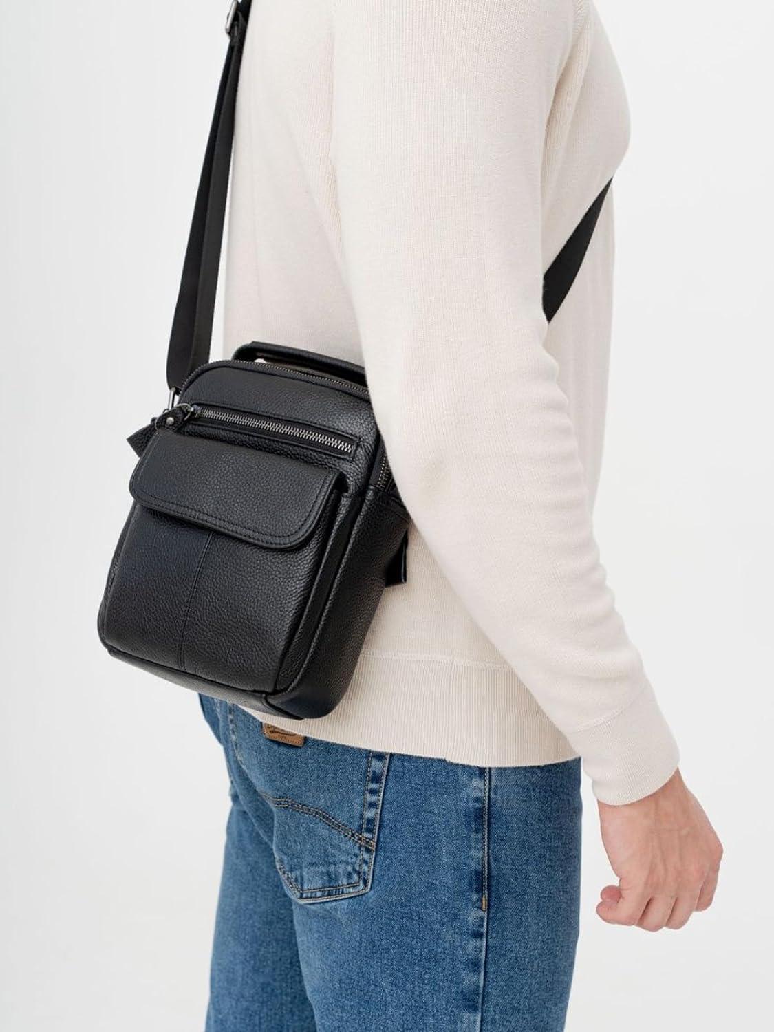 FR Fashion Co. Mini Genuine Leather Messenger and Shoulder Bag