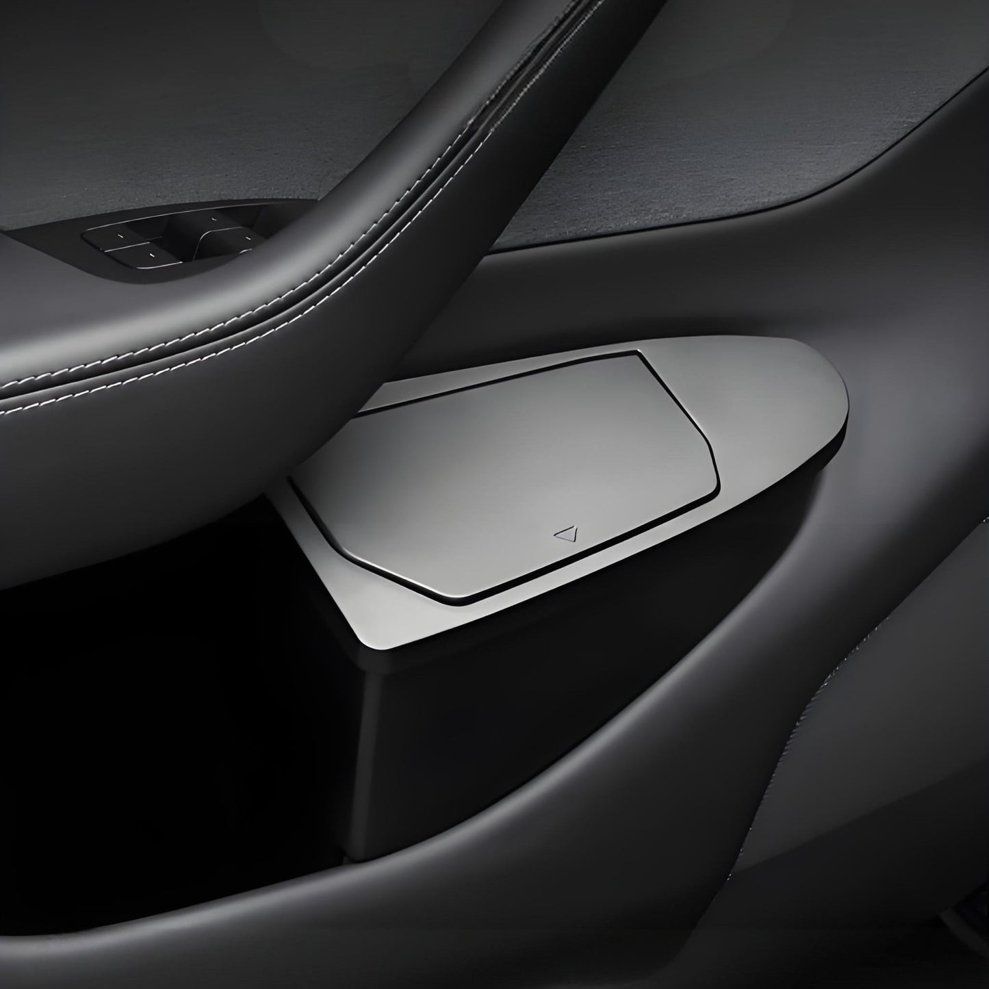 Front Door Trash Can Organizer for Tesla Model Y Juniper (2PCS)