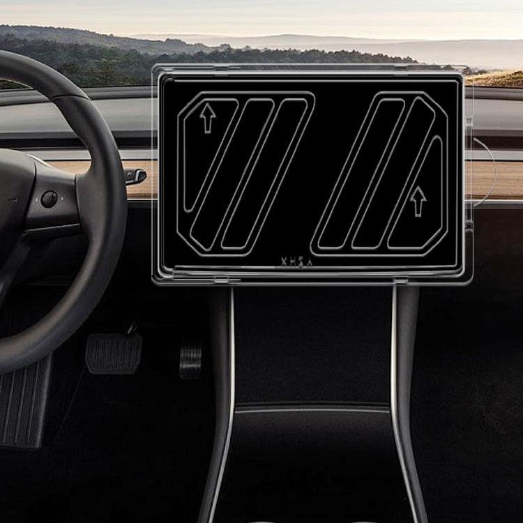 Front & Rear Display Tempered Glass Screen Protector for Model Y Juniper / 3 Highland