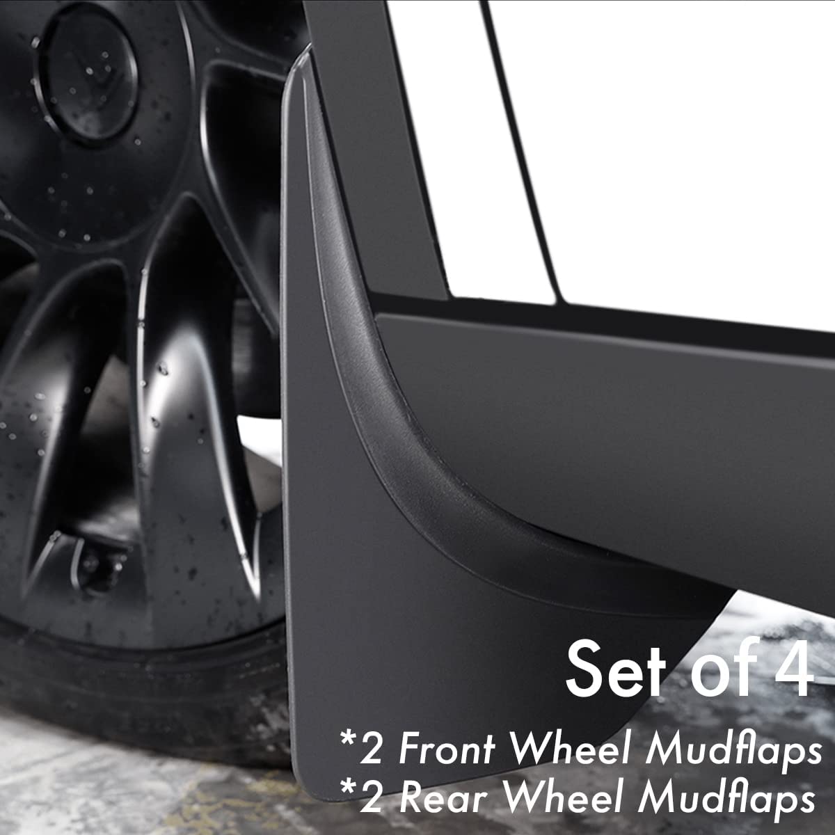 Front Rear Fender Mud Splash Guard for Tesla Model Y & Model Y Juniper