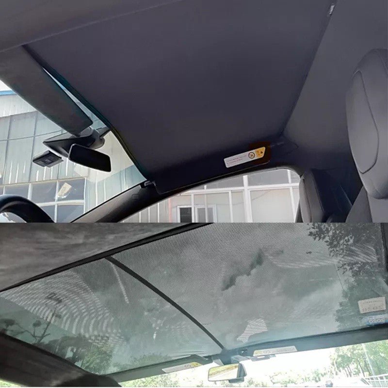 Front Skylight Roof/Tailgate Sunshade for Model X