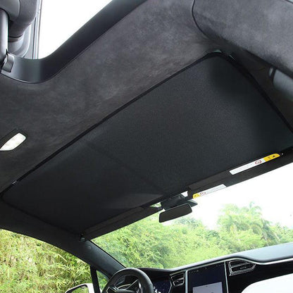 Front Skylight Roof/Tailgate Sunshade for Model X