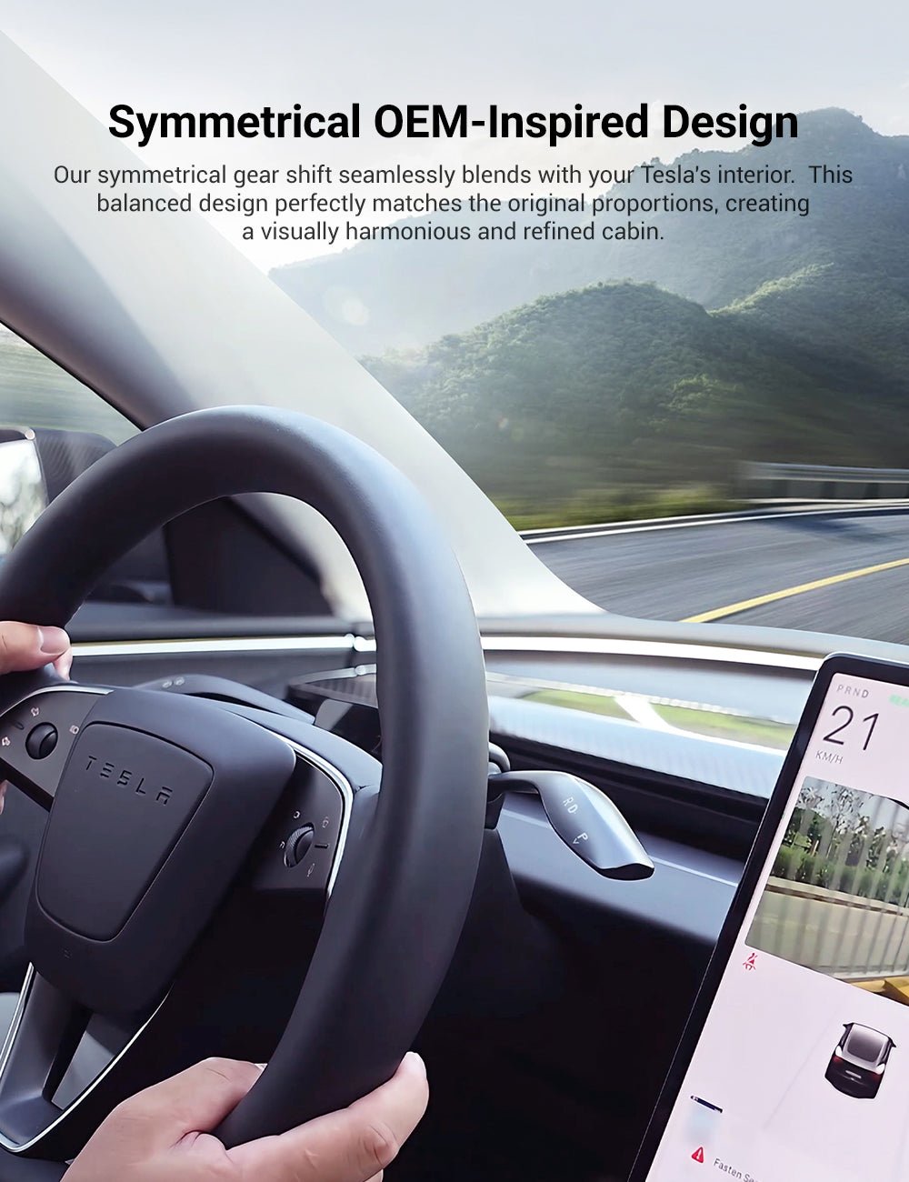 Gear Shift Stalks Heads Up Display for Model 3 Highland / Model Y Juniper