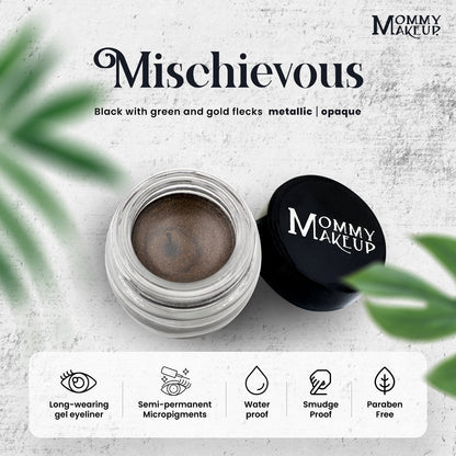 Stay Put Waterproof Gel Eyeliner w/ Micropigments - Mischievous