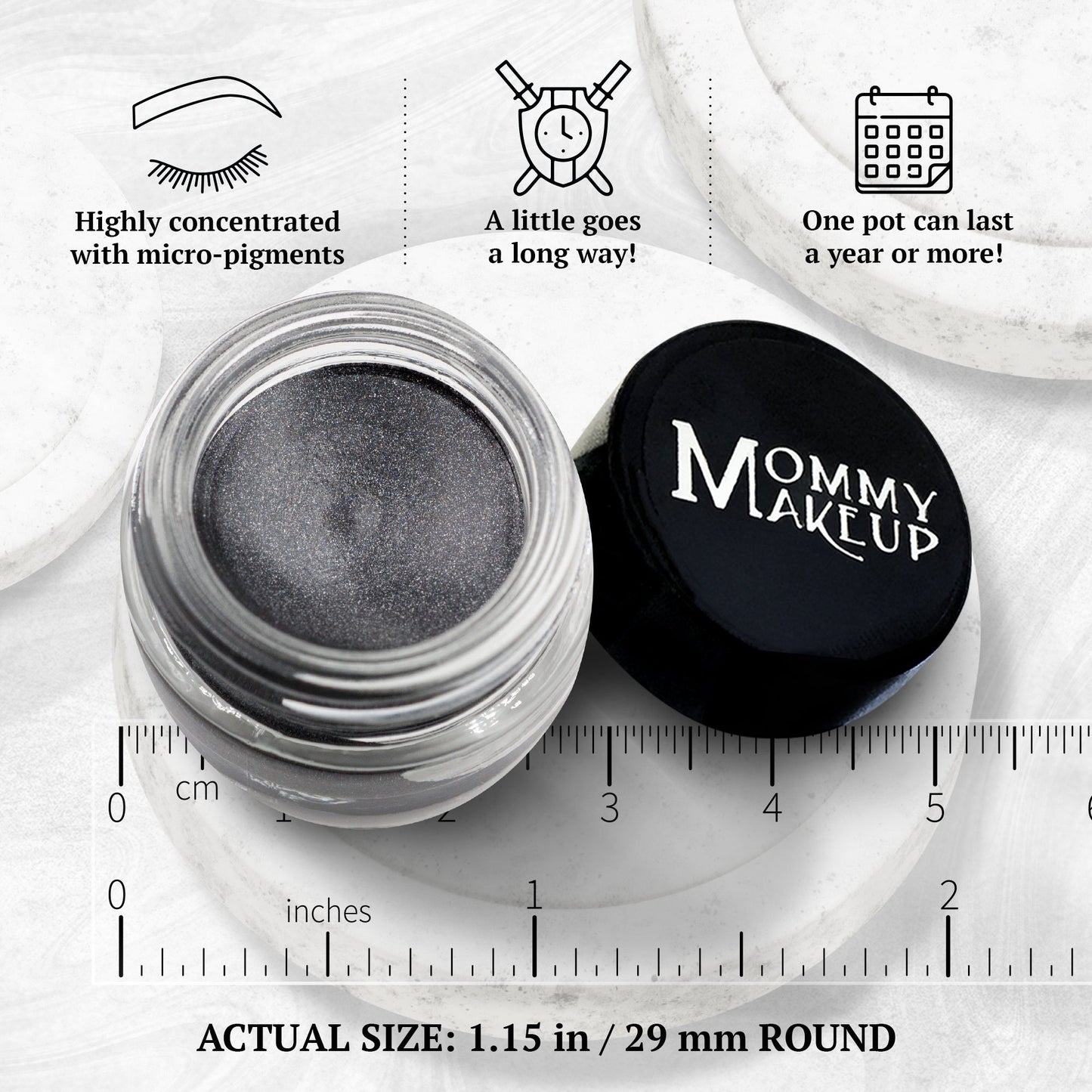Steel Magnolia Stay Put Waterproof Gel Eyeliner w/ Micropigments