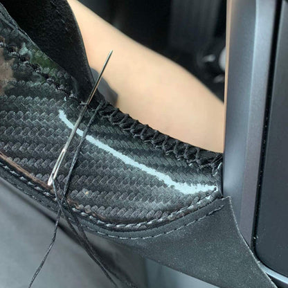 Genuine Leather Steering Wheel Cover for Tesla Model 3 / Model Y