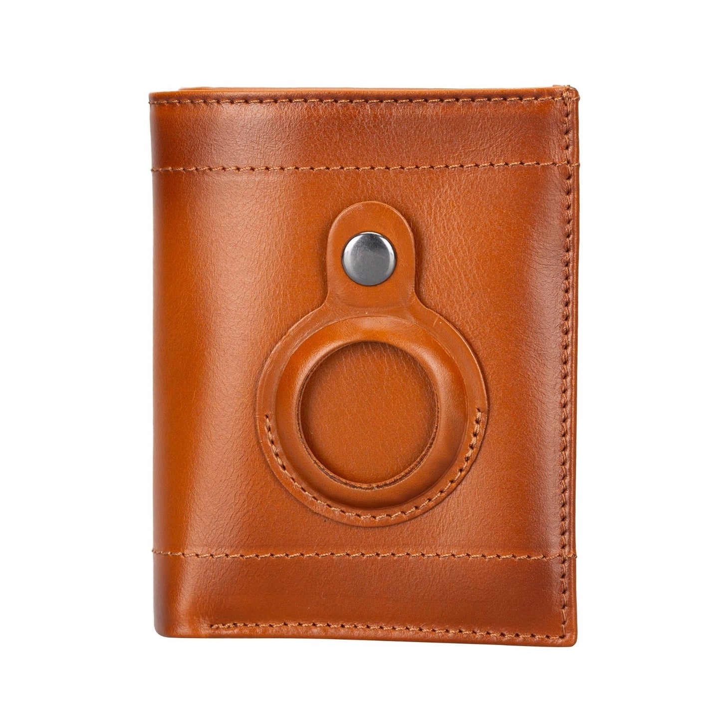 Glendo Apple AirTag Slot Leather Wallet, Handcrafted, Unisex