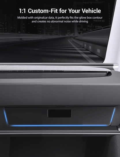 Glove Box Organizer for Tesla Model 3 Highland & Model Y Juniper