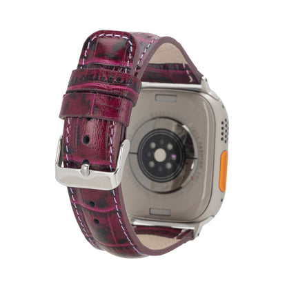 Guernsey Leather Bands for Apple Watch 9, Ultra 2 & SE