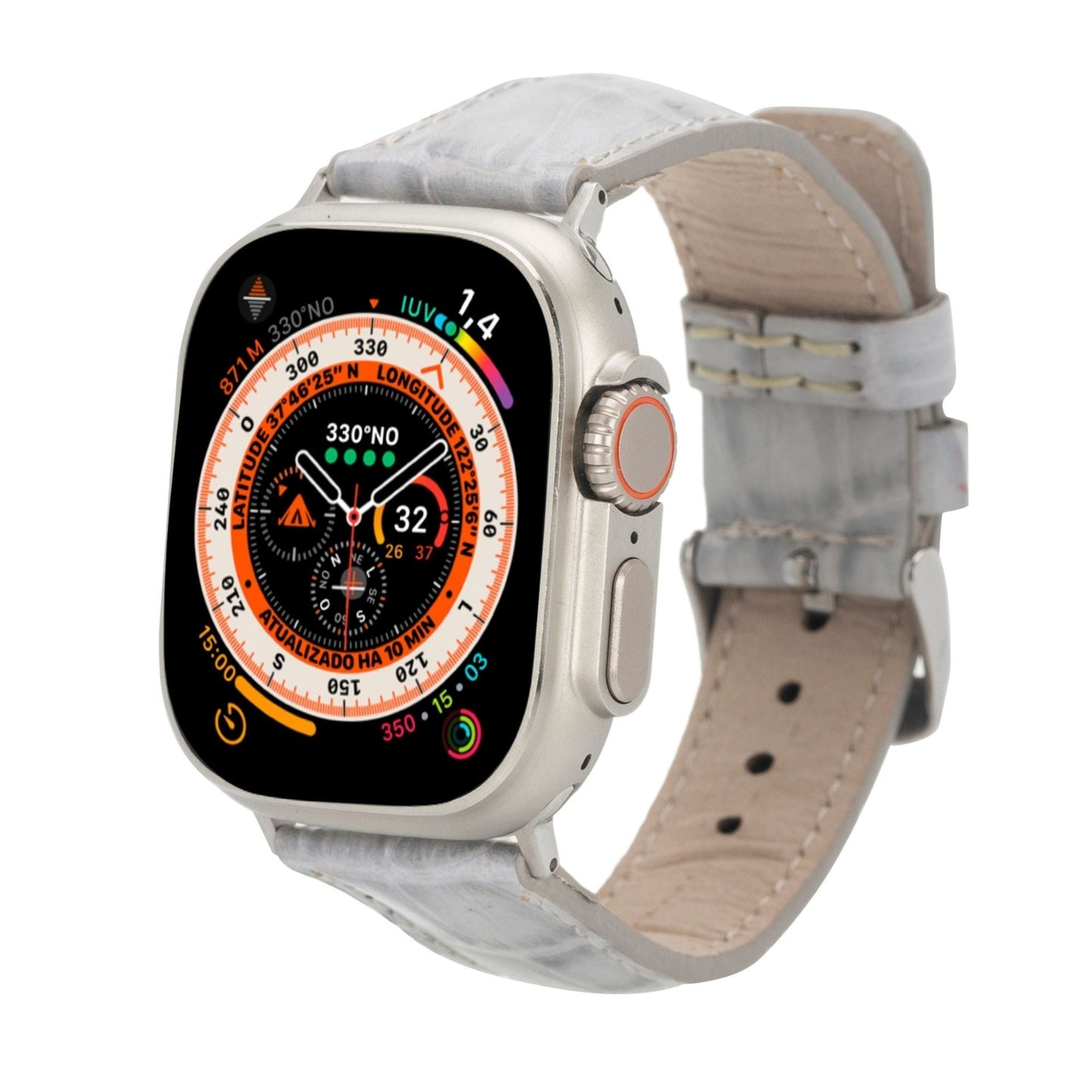 Guernsey Leather Bands for Apple Watch 9, Ultra 2 & SE
