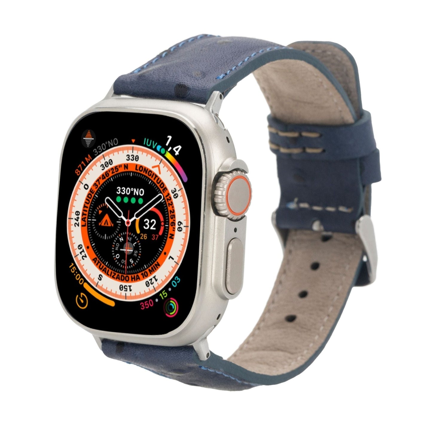 Guernsey Leather Bands for Apple Watch 9, Ultra 2 & SE