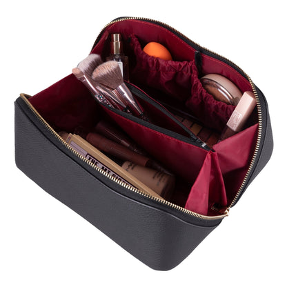 Haines Leather Cosmetic Bag – Stylish & Durable Makeup Bag for Travel