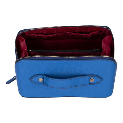 Haines Leather Cosmetic Bag – Stylish & Durable Makeup Bag for Travel