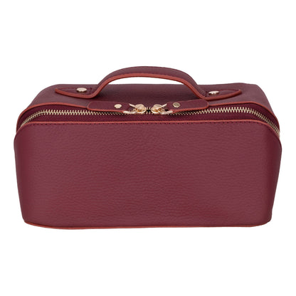 Haines Leather Cosmetic Bag – Stylish & Durable Makeup Bag for Travel