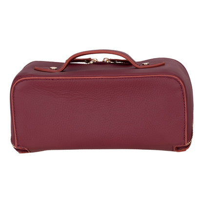 Haines Leather Cosmetic Bag – Stylish & Durable Makeup Bag for Travel