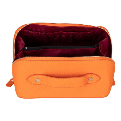 Haines Leather Cosmetic Bag – Stylish & Durable Makeup Bag for Travel