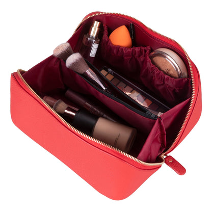 Haines Leather Cosmetic Bag – Stylish & Durable Makeup Bag for Travel